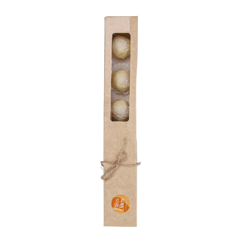 Coconut white chocolate bites
