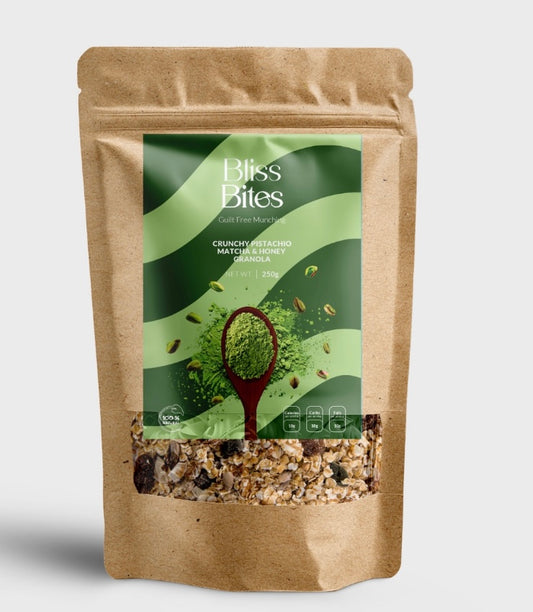 Matcha pistachio granola