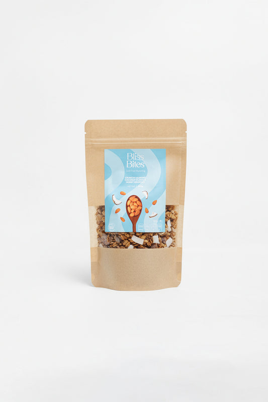 Almond coconut flakes granola