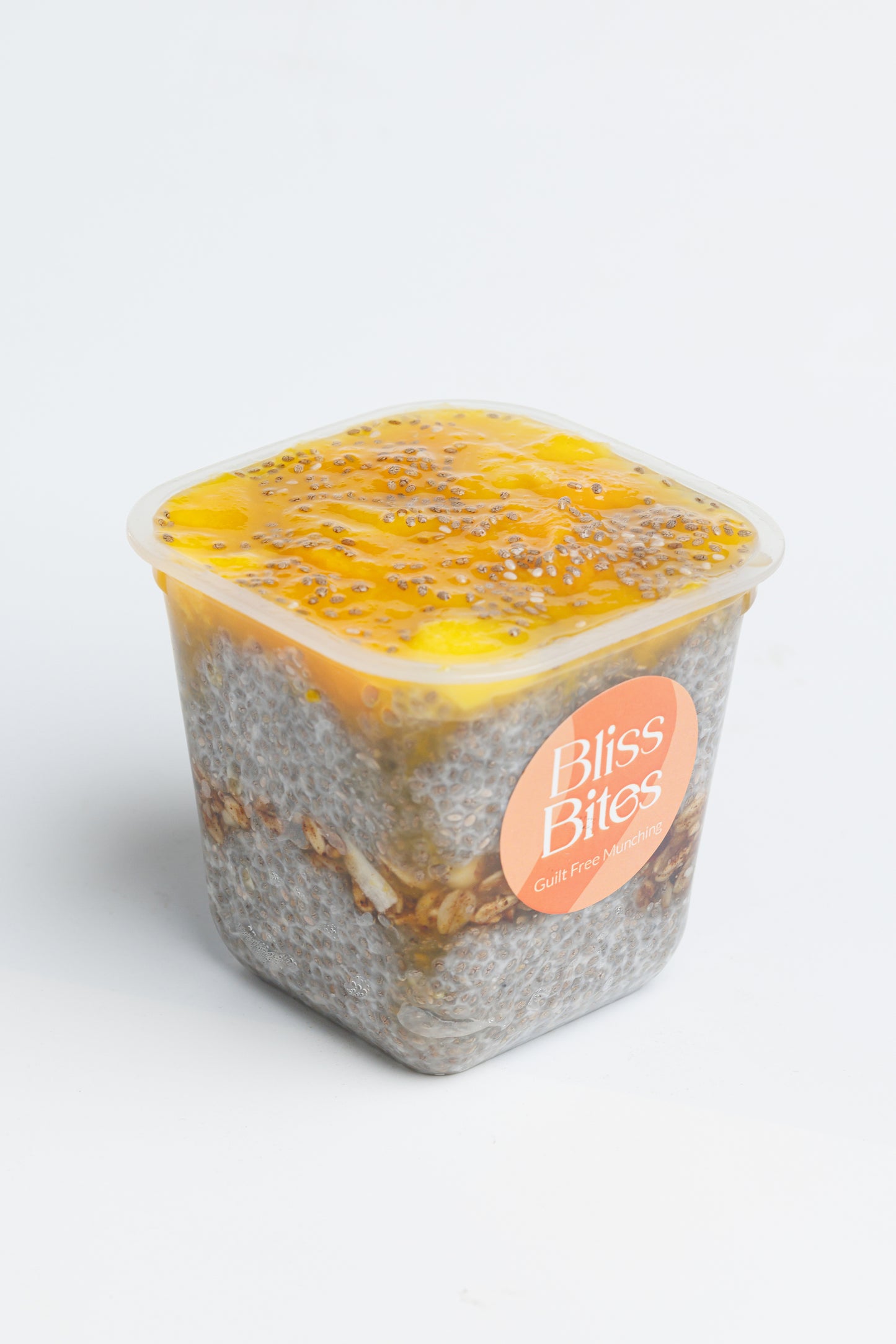 Mango chia seeds pudding