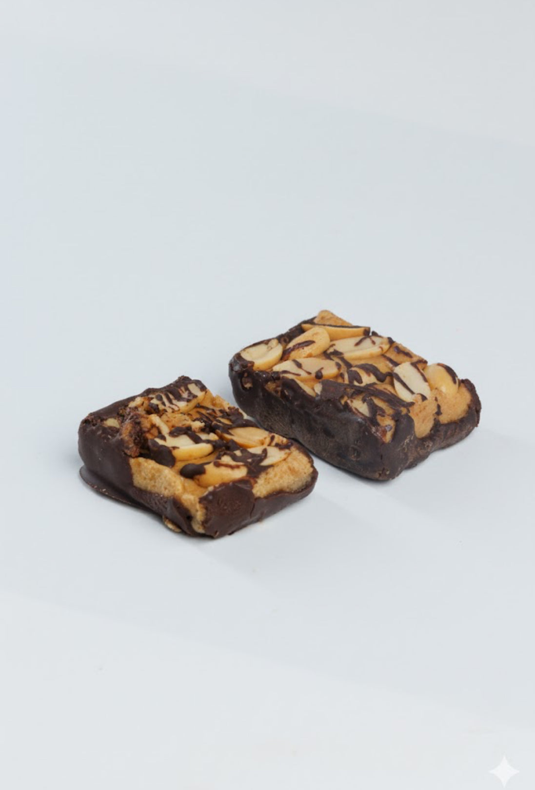 Peanut caramel chocolate bites