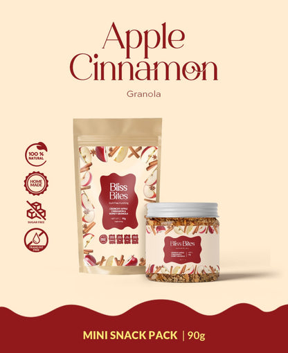 Apple cinnamon-mini snack pack