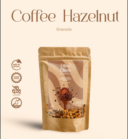 Coffee hazelnut granola